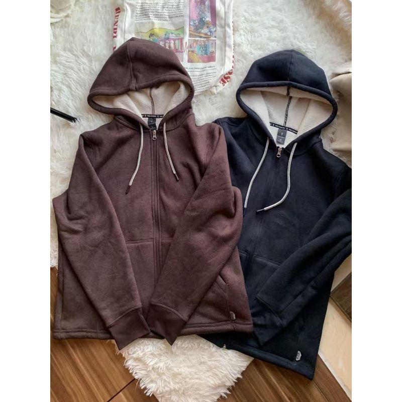 

Экспорт Товары для скота FRE * Юань Толстый бархат Теплый Heattech Осень Зима Худи Верхняя одежда C695 Color 1 (Flaw XL