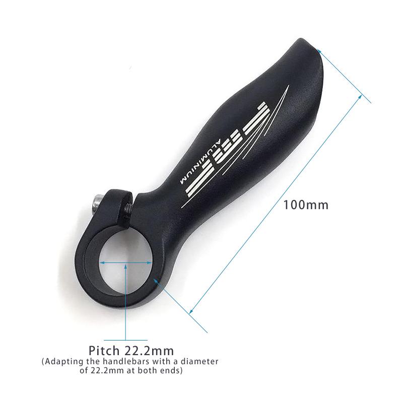 2 Pcs Dust-proof Bicycle Handlbar Horns Bar Bicycle MTB Bike Lockable Handlebar Bar