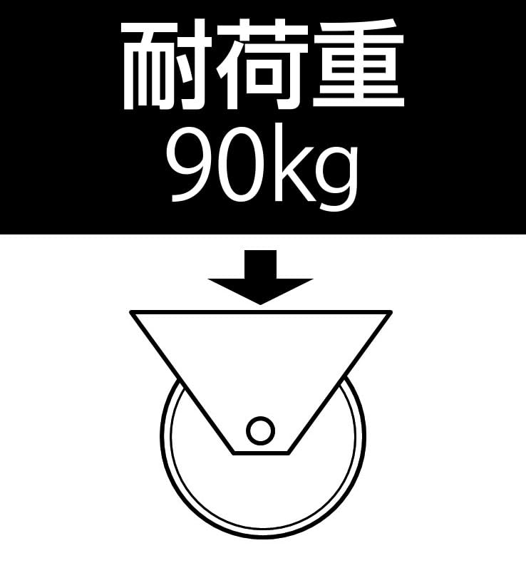 ESCO EA986GL-2 125mm Caster (Fixed Bracket/Heat-Resistant)