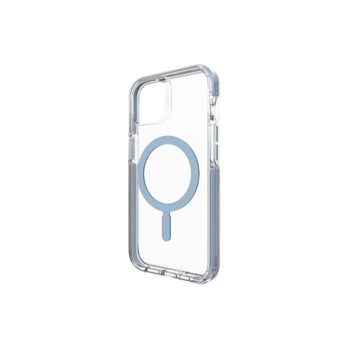 Coque de protection - GEAR4 - 702008206 - Bleu Transparent - Antichute D30 - iPhone 13