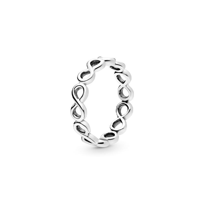 Pandora Infinity Halo Ring Silver Women s 190994 серебряный