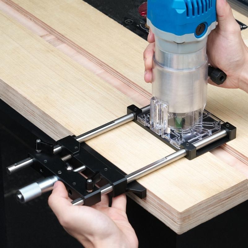 Router Woodworking Wood Milling Machine Base Professional Edges Trimmer Guide Positioning Accessories Tool
