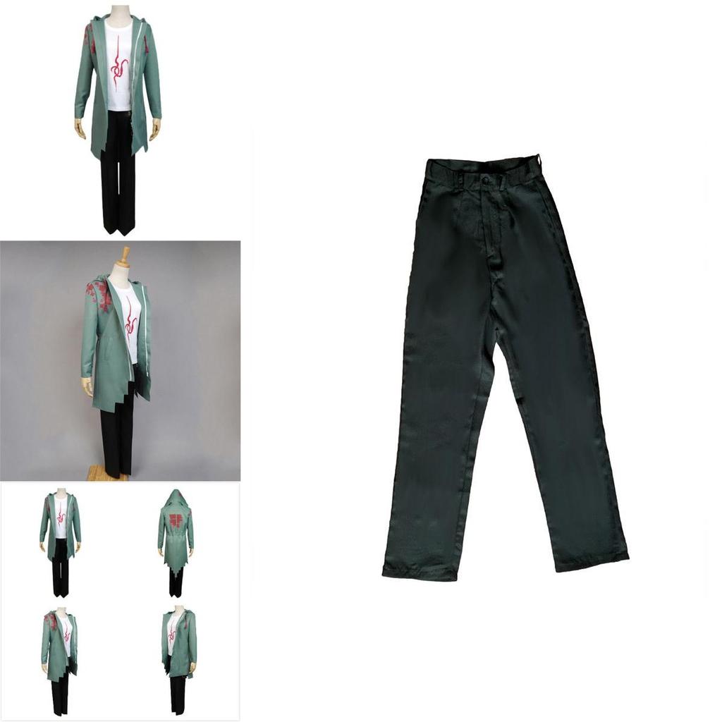 Komaeda Nagito High Quality Cosplay Costume Coat Jacket T-shirt Pants Wig Set