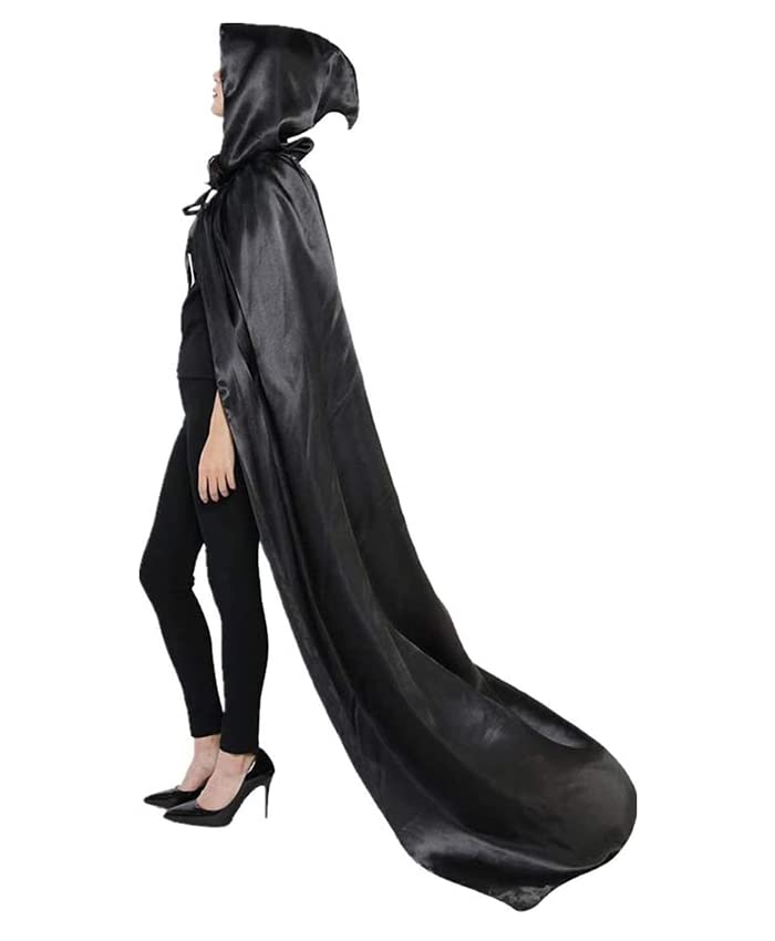 JUTOSU Halloween Cape, Dracula Style, for Kids and Adults, Makeup Costume Prop, Devil, Vampire, Wizard, Cosplay, Event Costume, Unisex Cape Robe,
