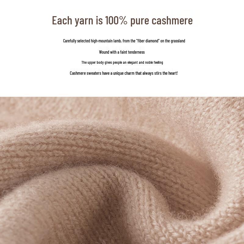 Hengyuanxiang Women's Cashmere Pullover Sweater