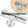 4 Inch Hardware Door Lock Stainless Steel Barrel Bolt Latch Padlock Clasp Set Brushed For Locking Door Window Drawer Cupboard
