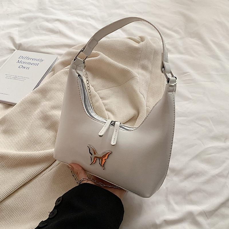 

Temperament simple small square bag women s handbag 2024 summer new simple fashion shoulder bag casual messenger bag women білий