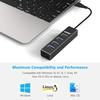 Atolla USB USB Aluminum USB Expansion 5Gbps Data Lightweight and Compatible with iPad and Work from Home Hub, 4-Port 3.0 Hub, Alloy, Hub, High-Speed