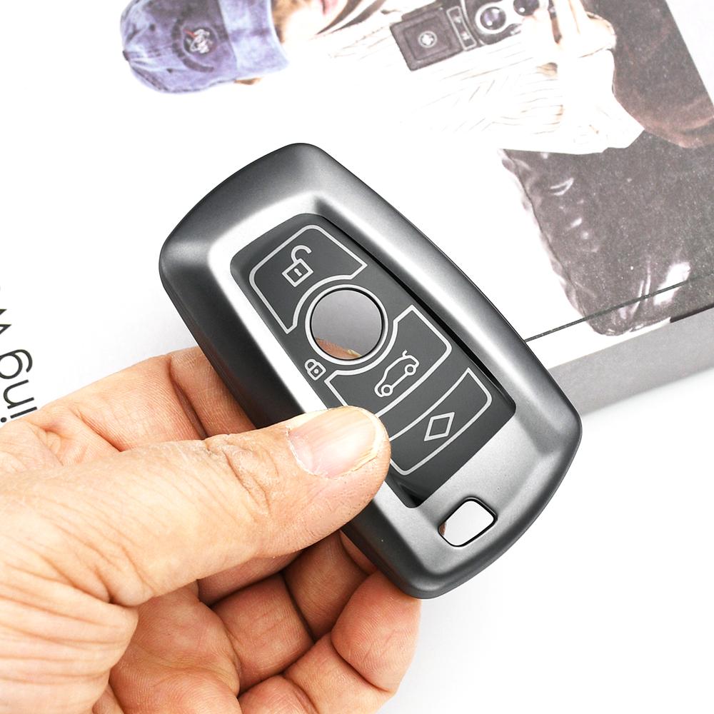 Pour BMW X1 X3 X4 X5 X6 F07 F01 F01 F25 F31 F10 F20 F30 F15 F16 Série 1 3 5 7 Coque de Télécommande de Voiture Sans Clé Housse
