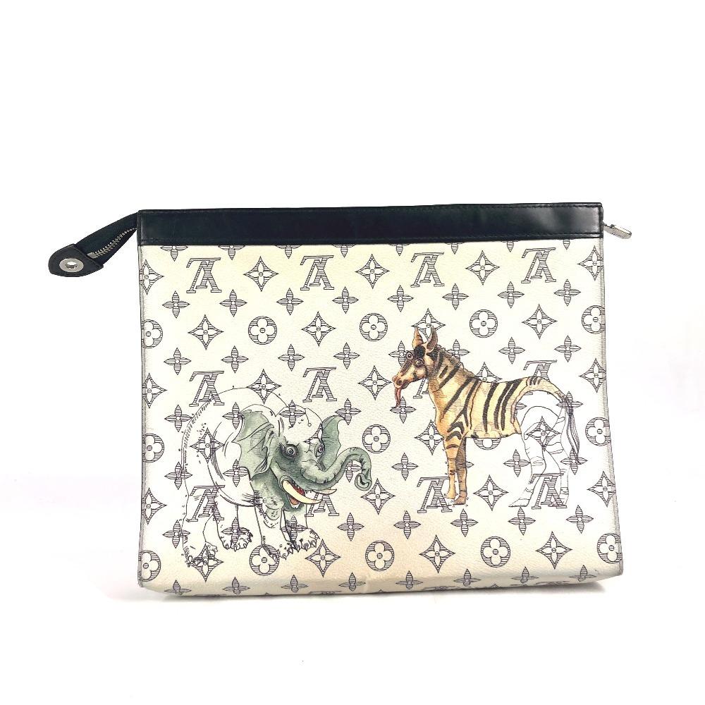 Louis Vuitton M66649 Savannah Chapman Brothers Pochette-Voyage GM Pouch Clutch