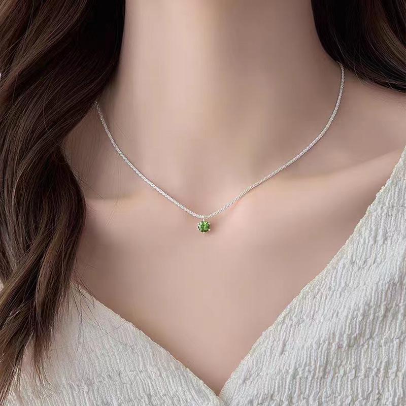 S925 Sterling Silver Moissanite Star Necklace - Luxurious, Niche Design with Shimmering Cauliflower Pattern