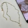S925 Silver European & American Beaded Choker Necklace - Simple, Versatile Accessories for Women