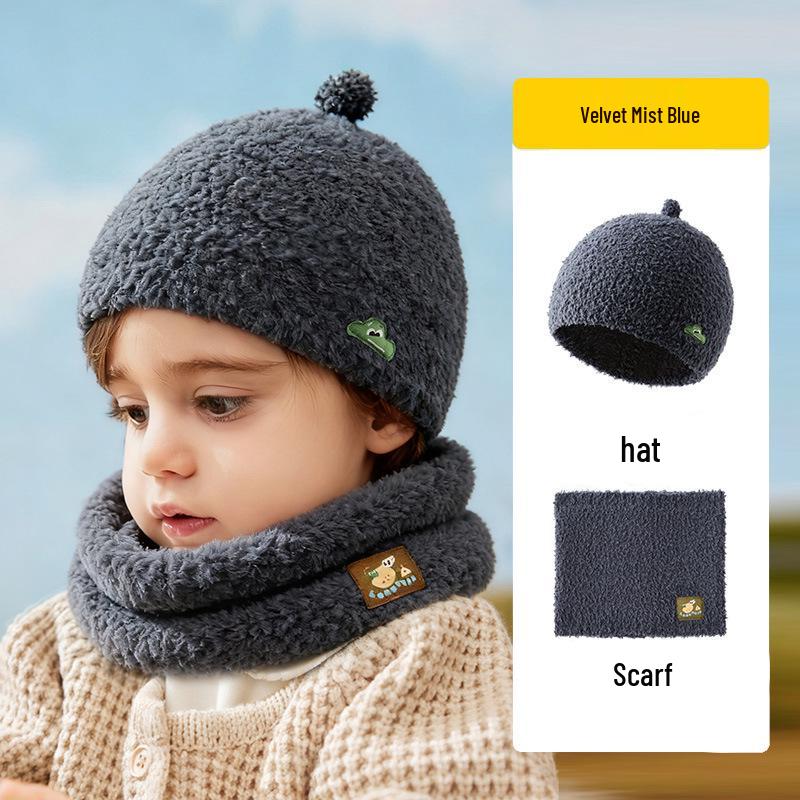 Infant Lemon Wool Hat - Cute Knitted Winter Hat for Boys and Girls, Autumn and Winter Collection