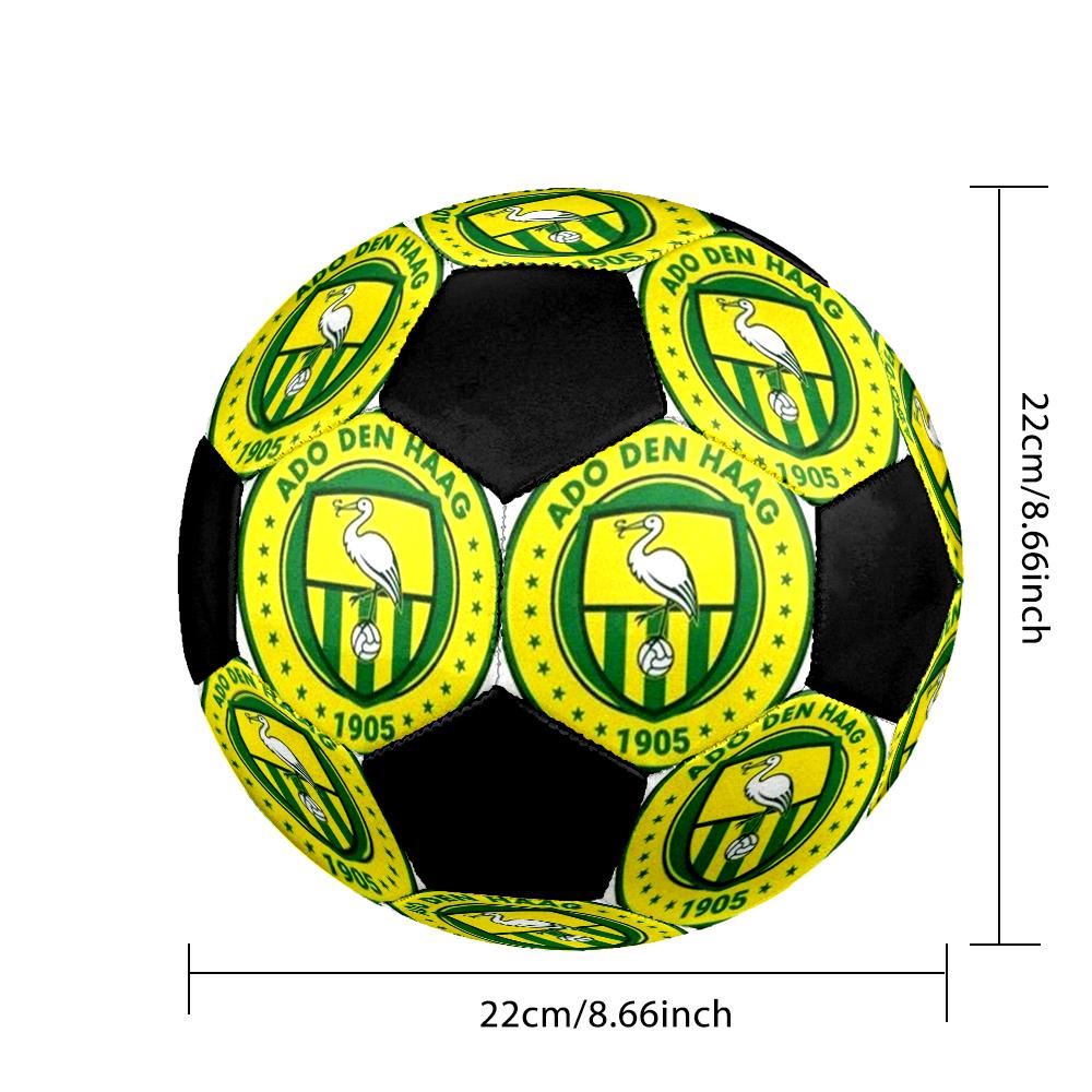 ado hen haag Indoor Soccer Ball Colorful Machine Stitched PVC Size 5 Team Training Competition Ready Durable High-Bounce Cool Sports Gift