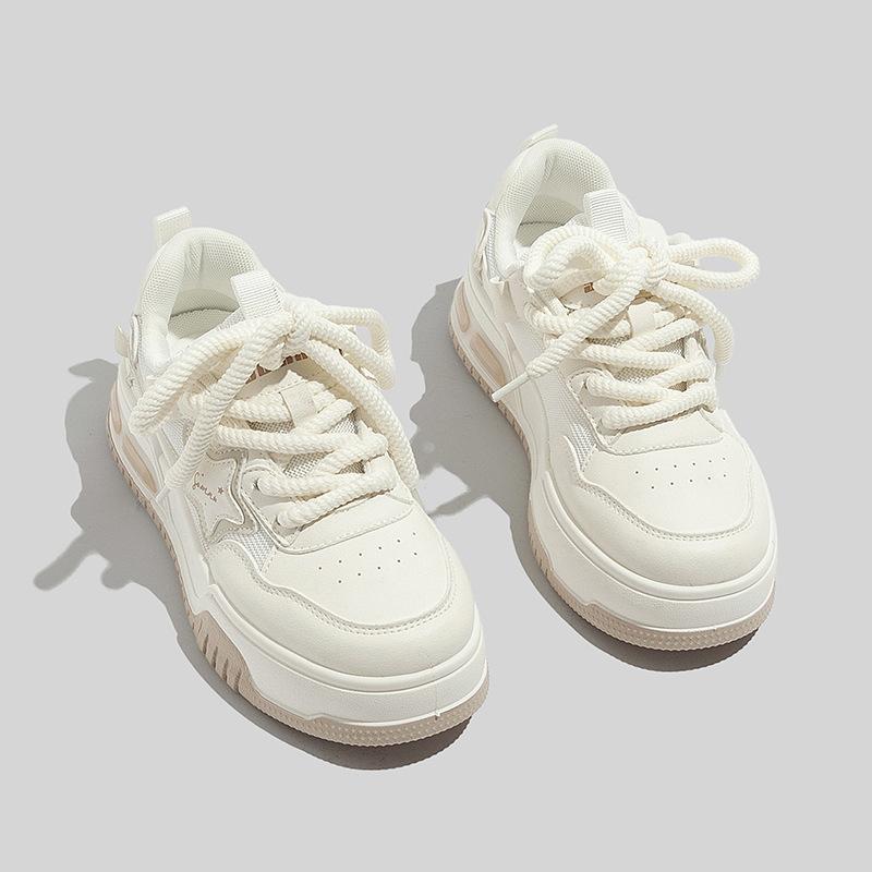 Beier Xingxing Plateauschuhe Großhandel atmungsaktives Netz Koreanische Version Plateau weiße Schuhe B1206