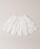 WEGO PHILLY Side Ribbon Tiered Mini Korean Size White Skirt, Spring/Summer Outfit, Girly, Casual, Cute, Style, Gift, Present, Spring, Summer, Autumn,