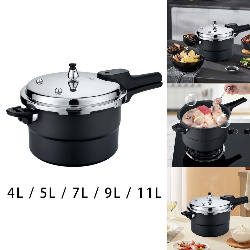Cook Stainless Steel Pressure Pot for Gas And Induction Stoves - Easy Meal Prep Solution