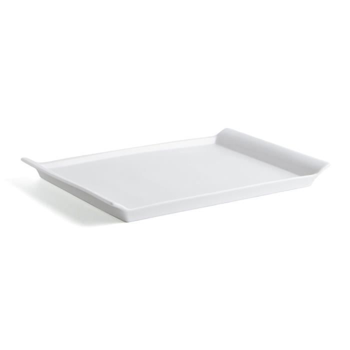 Quid Gastro Fresh Rectangular Ceramic White Gratin Dish (36 X 25 Cm) (6 Units)