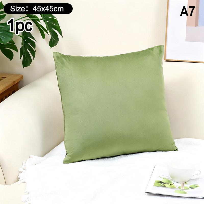 High-Quality 45*45CM Plush Pillow Case with Padded Layer for Cozy Home Decor