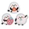 CAWKAY Tit Patch 3 Brothers Animal Embroidery Applique Patch for DIY Long-tailed - - - Iron-on - Bib, Decoration, Repair, Bag, Hat, Clothing,