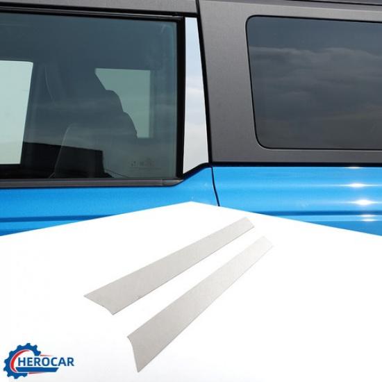 

Car Side Door Window Pillar Post Panel Decor Trim Cover For Ford Bronco -25 Aluminum Alloy