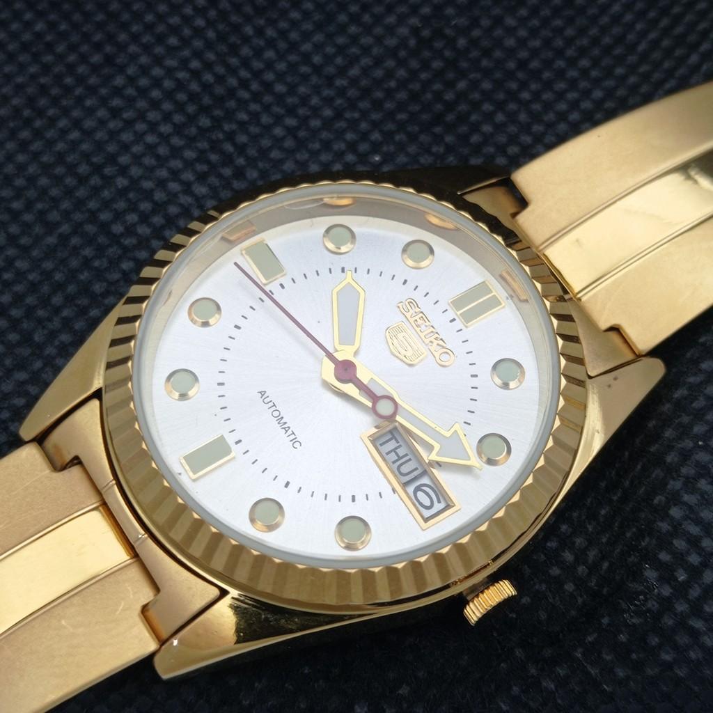 REFURBISHED VINTAGE SEIKO 5 AUTO 6309A JAPAN MENS SILVER WATCH 587b-a308633-2 SKU587b-a308633