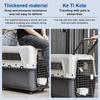 Pet Carrier Airline-Friendly Pet Trolley Case Portable Dog Cat Cage Big Dogs Crates Travel Kennel Airline Wire Door Pets Air Box