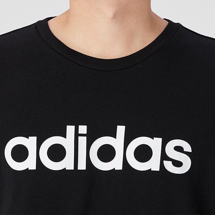 adidas Felpa Casual con Maniche Lunghe da Uomo Top Nero GP4873
