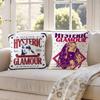 Jap-Fashionable H-Hysteric Casual Glamour Anti-Dustmite Pillowcase Invisible Zipper Silky Short Plush Sofa Cushion Cover