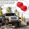 Car Rubber Winch Stopper For ATV UTV Truck, Cable Saver Hook Stopper Line For Synthetic Rope, Bump Shock Saver Dampener With Stainless Steel Screw