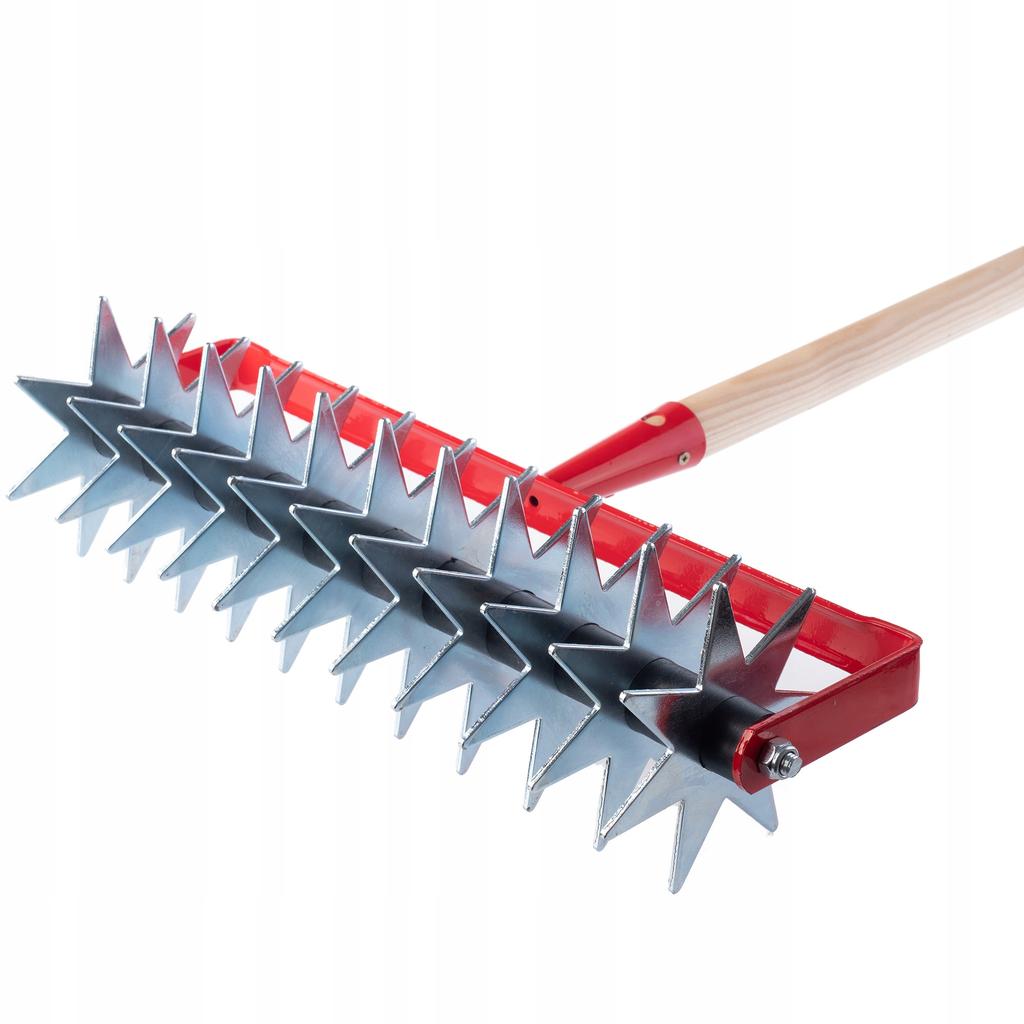 KADAX Hand Cultivator Soil Loosener Garden Aerator 145cm Rotary