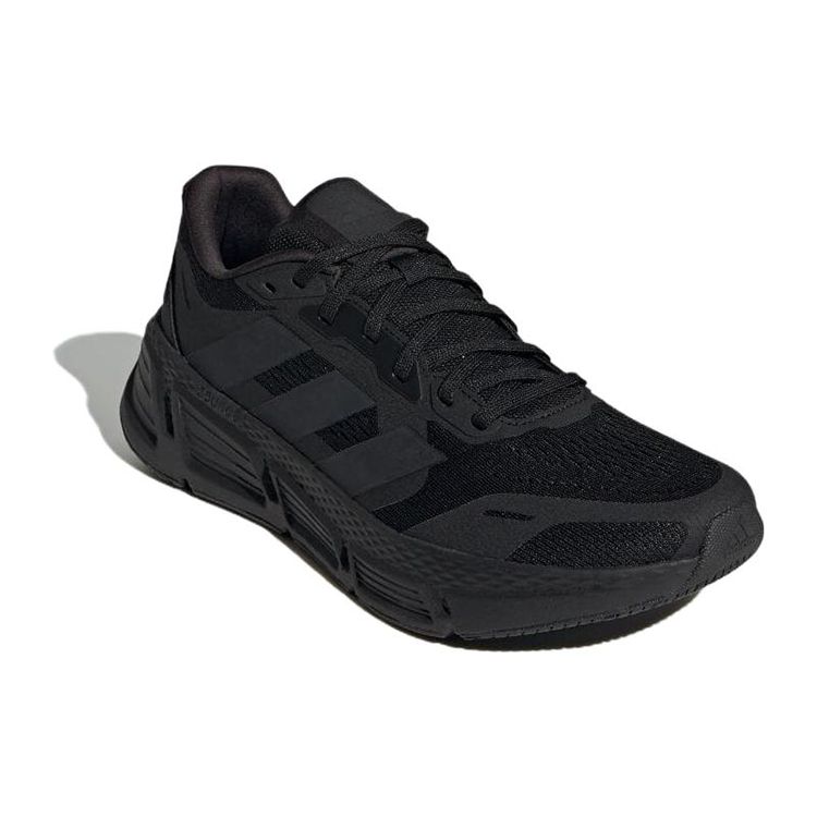 Adidas Questar 2M Round Toe Comfortable Slip Resistant Durable Breathable Low Top Running Shoes Men sneaker Black IF2230