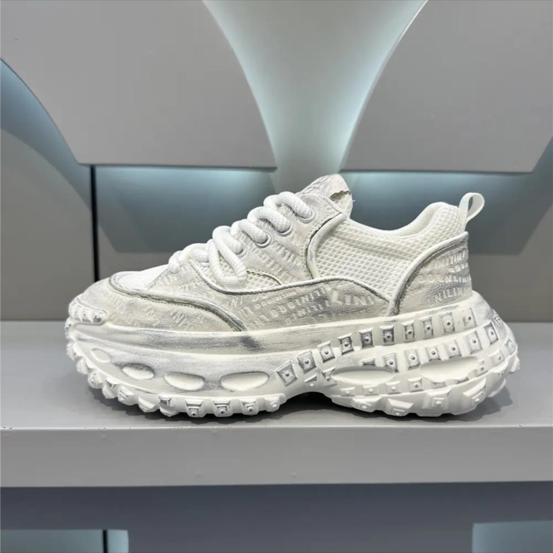 Модные мужские туфли с сеткой — фото 6