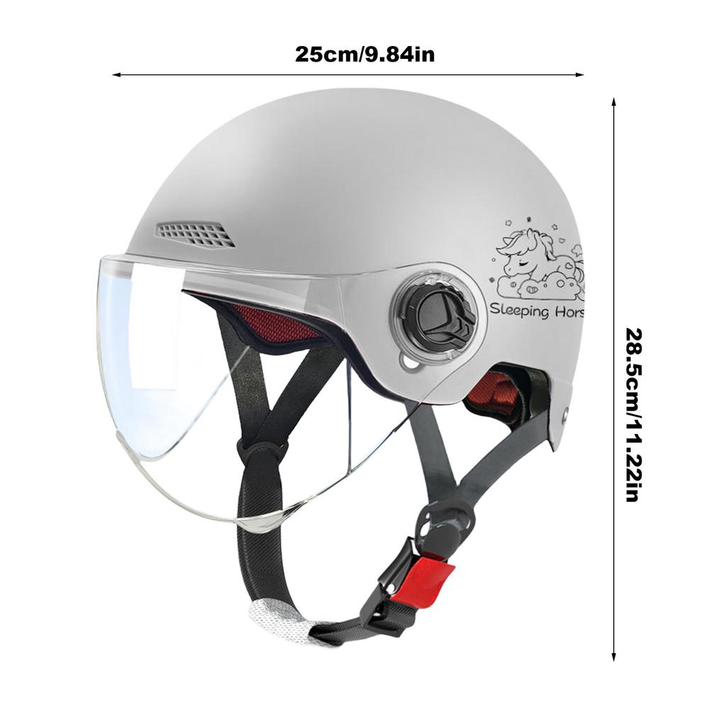 Motosiklet Kaskı Erkekler Kadınlar Için Klasik Retro Scooter Yarım Kask Ultralight Bisiklet Kask MTB Bisiklet Bisiklet Motosiklet Kask