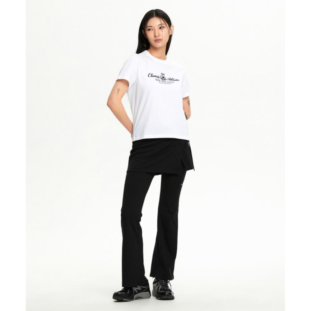 New Balance Nbnef2w212 Women Heritage Short Sleeve Tee  White 