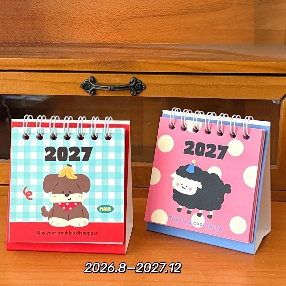 Animal Puppy 2027 Flip Calendar Portable Design Pocket Calendar Gift Giving