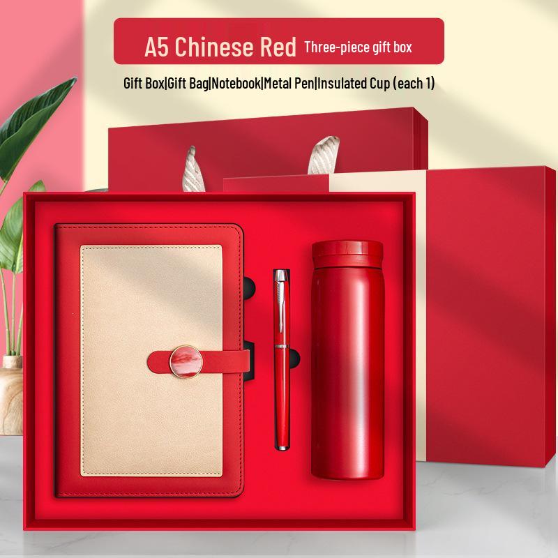 Custom High-End A5 Business Diary & Stationery Gift Set with Logo