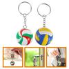 ABOOFAN Set of 2 Volleyball Keychains, Alloy Leather Bag Charms, Keychains, Perfect Gifts for Sports Fans