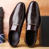 Stylish Style Man Loafers Casual Shoes Comfortable Slip On Flats Handmade Mens Leather Shoes Leisure Walk Business Shoes