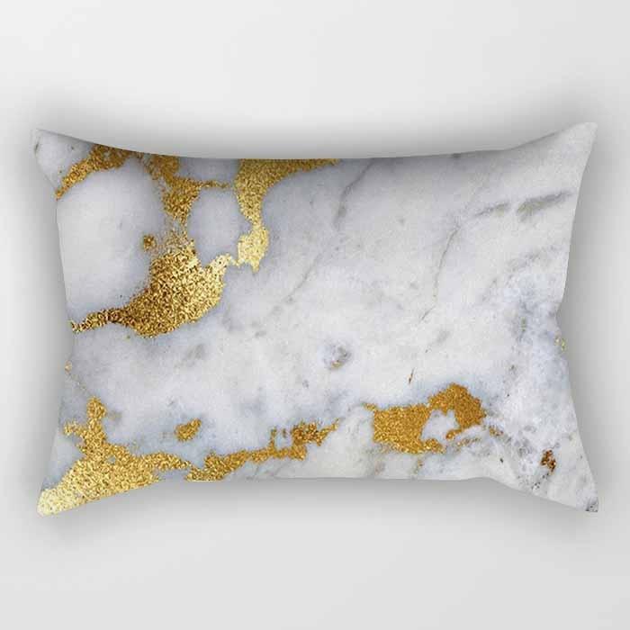 Прямоугольная наволочка с цветным камнем односторонняя печать украшение для дома автомобильная подушка для дивана аксессуары для украшения 3050 см 30x50cm 798₽