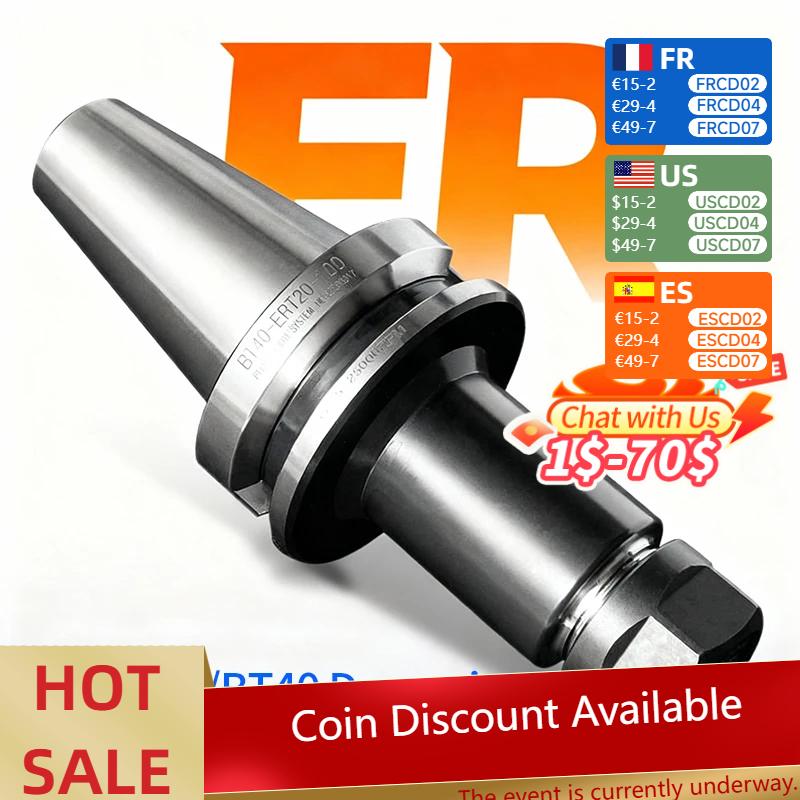 

BT30 BT40 ER Dynamic Balance Toolholder 0.003 High-Precision Milling Tool Holder CNC Machining Center ER16 ER20 ER25 ER32 Collet BT30-ER16-70