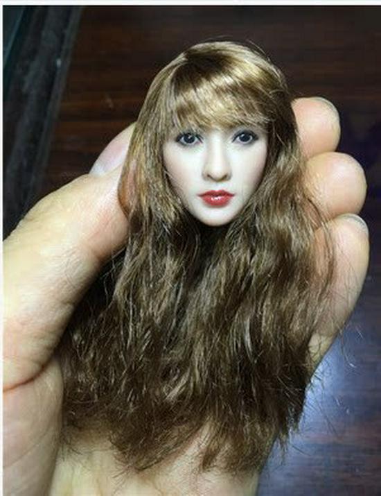 In-Stock 1/6 Scale Liu Yan Inspired Asian Beauty Head Sculpt for PH JO Lan Nü Body