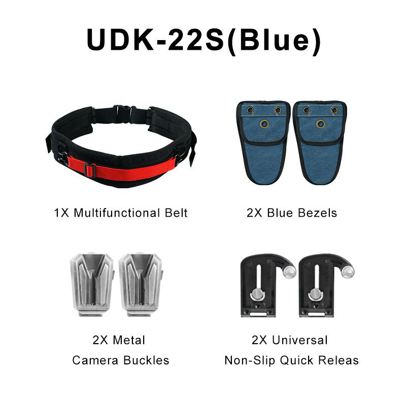 Camera Belt Buckle Metal Camera Waist Buckle with 1/4 Quick Release Clamp Holster Clip Waist Holder Plate Camera Belt Bracket