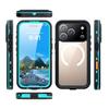 For iPhone 17/17 Air/17 Pro/17 Pro Max IP68 Waterproof Phone Case 360 Full Coverage Screen Protection Underwater Diving Case iPhone Shockproof Cover