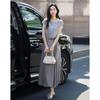 Women's Minimalist Summer Flutter Sleeve Top & Skirt Set