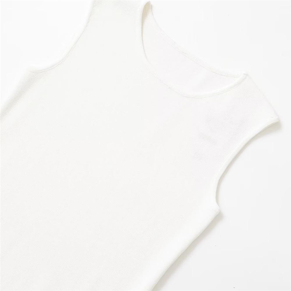 2025 Spring/Summer Women's Casual Loose Knit Sleeveless Dress