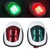 2 Pcs LED Boat Navigation Light Green   Red Port 1NM Visibility IP66 Waterproof LED Boat Bow Lights  1224V
