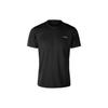 Li Ning Brand Logo Round Neck Short Sleeve T-Shirt Men Tops Black ATSL053-6
