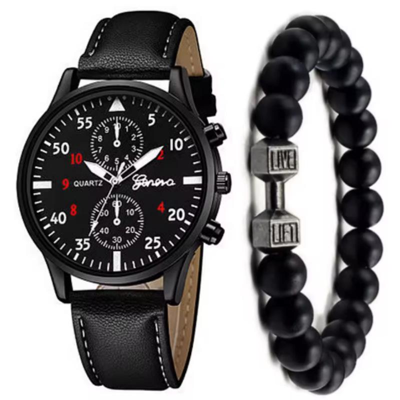 2024 TEUM Korean Style Leather Ladies Quartz Watch with Rhinestone Jewelry