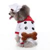 Christmas New Year dress up prince crown with hat cos role handsome party out dog clothes